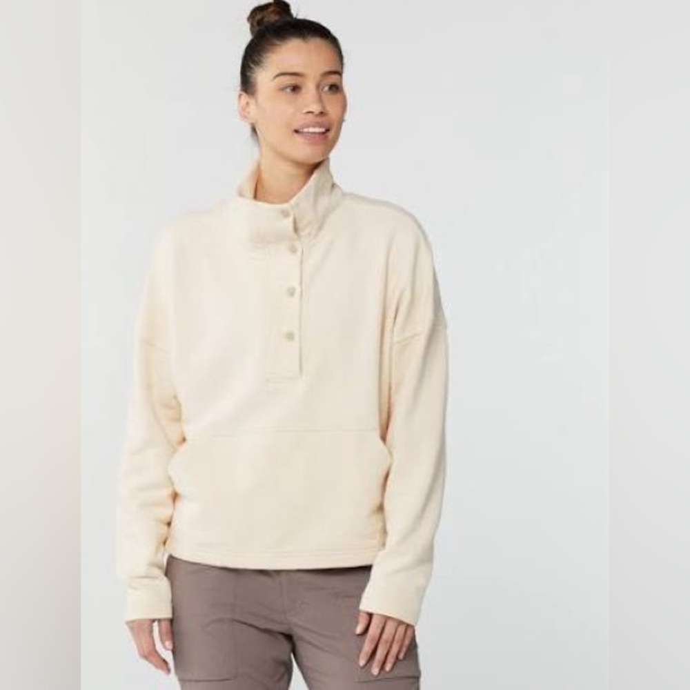 REI XS Wallace Lake Hemp/Cotton Fleece Pullover